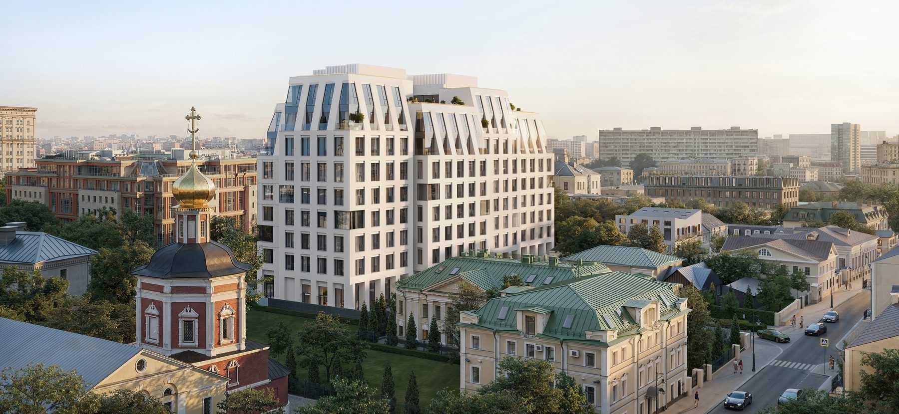 Казачий — Аэросъёмка квартала